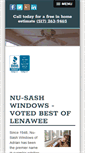 Mobile Screenshot of nusashwindowsmichigan.com